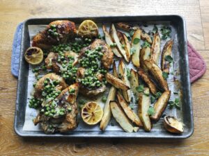 Quarantine Kitchen: Sheet pan Chicago’s Chicken Vesuvio